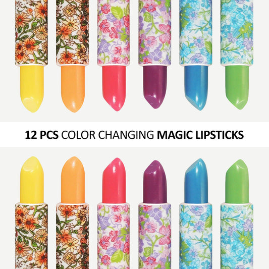Amuse 12 Pcs Set Mood Color Changing Lipstick