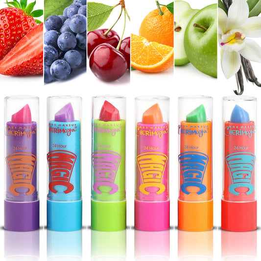 CHERIMOYA Color Changing Magic Lipstick 6 Pieces Set
